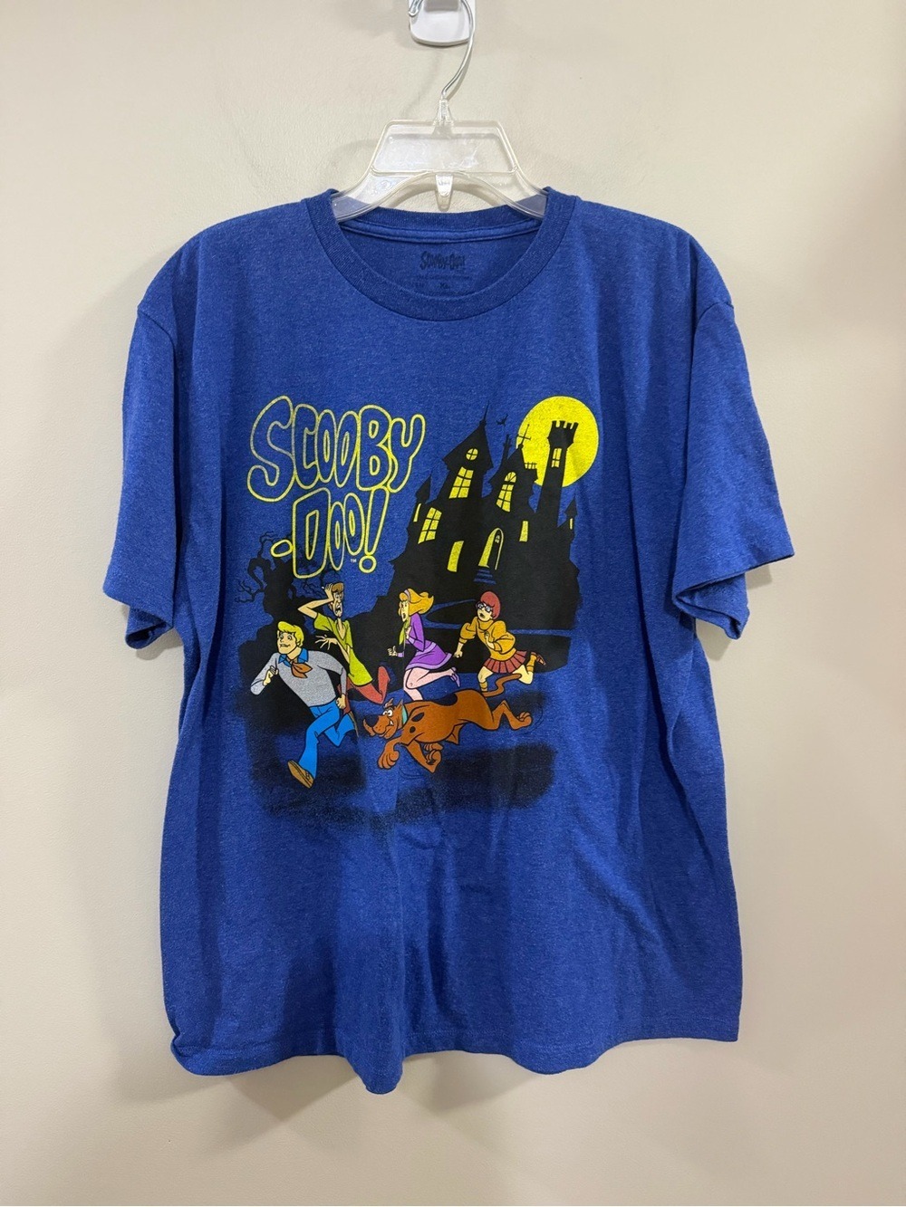 Scooby-Doo Graphic Short Sleeve Tee - Blue. Size XL